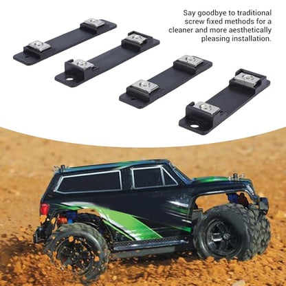 RC Car Magnetic Body Post Kit, Magnetic Body Post Mount Kit Fit for 72mm and 81mm Hole High Strength Body Mount Column Set