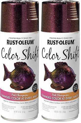 Rustoleum Color Shift Spray Paint, 11 ounce, Pink Champagne (Pack of 2) - color: Pink Champagne, size: 11 oz (Pack of 2)