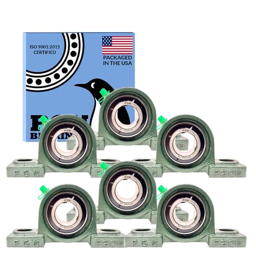 PGN UCP205-16 (6 Pack) Pillow Block Bearing - 1" Bore Self-Aligning - size: 6, style: UCP205-16