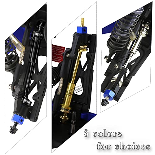 Upgrades Part Rear Drive Shaft CVD & Front Axles for 1/10 Rustler VXL 2WD,Stampede VXL 2WD,Slash VXL 2WD,Hoss VXL 2WD,Stainless Steel #45 Drive Shaft with Hex,Black - style: Black (for 2wd)