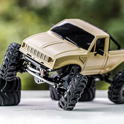 INJORA IR60-24 Hard Body for SCX24 C10 Bronco Wrangler Base Camp 4Runner - color: Sandy Taupe