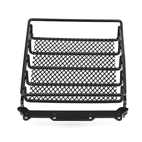 RC Car Roof Rack, Large/Medium/Small Steel Model Vehicle Luggage Tray Roof Rack for Tamiya CC01 / CR01 / D90 / SCX10 1/10 1/8 RC Crawler Car(16.00 * 12.00 * 3.00) - size: 16.00*12.00*3.00