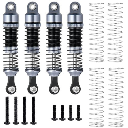 52mm Shock Absorber Damper Upgrade Parts, Titanium | For 1/18 TRX4M, RC Crawler Car - color: Titanium