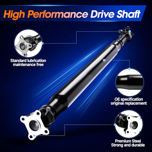 Rear Drive Shaft Prop Shaft Driveshaft Assembly Fit for Toyota 4Runner 2003 2004 2005 2006 2007 2008 2009 4.0L 4WD, OE 936-775, 371106A440 - size: Fit 2003-2009 4Runner 4.0L 4WD