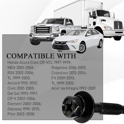 4PCS Engine Air Filter Box Cover Screw Bolts, Air Filter Housing Screws, Engine Box Tightening Bolts Replacement for Most Cars, Replace OEM# 90091-RAA-A00, 90091-P36-00