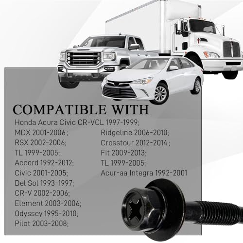 4PCS Engine Air Filter Box Cover Screw Bolts, Air Filter Housing Screws, Engine Box Tightening Bolts Replacement for Most Cars, Replace OEM# 90091-RAA-A00, 90091-P36-00
