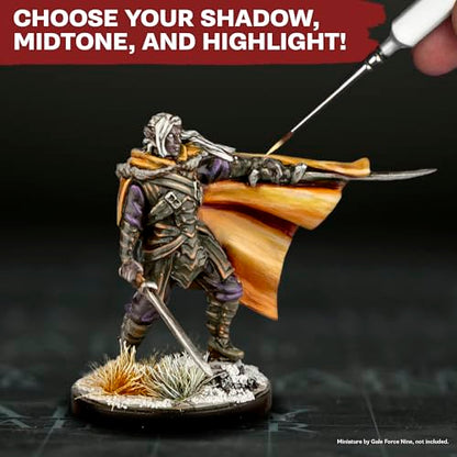 The Army Painter, Warpaints Flexible Triad Plus+: Yellows 7x18ml | Colori acrilici hobby di qualità miniatura, per Dungeons and Dragons (DnD) e Warhammer - color: Yellows