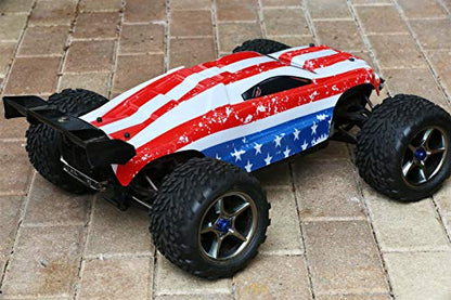 SummitLink Compatible Custom Body Flag Strip Style Replacement for 1/10 Scale RC Car or Truck (Truck not Included) ER-ST-01