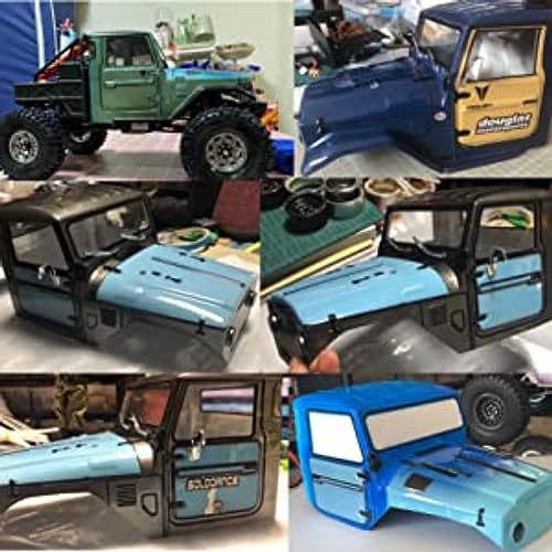 1/10 RC Crawler Car Clear Body 1965 Toyota FJ40 Truck Cab PC Clear Body for RC Crawler Axial SCX10 Traxxas TRX4 YIKONG 4102 RGT 86100 Redcat GEN8 DIY
