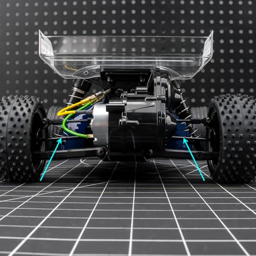 1 Pair Rear CVD Drive Shaft Fits for 1/10 Tamiya DT02 RC Beach Buggy Off-Road | RC Car Upgrade Replacement Parts,Aluminum Alloy,2pcs