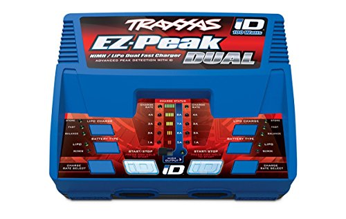 Traxxas 2972 EZ-Peak Plus 100 Watt NiMH/LiPo Dual Charger with iD System