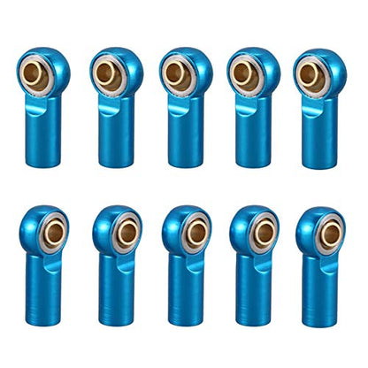 10PCS ShareGoo Aluminum M3 Tie Rod End Ball Joint Link Ball Head Holder Compatible with Tamiya HSP Traxxas Axial SCX10 1/10 RC Car Truck Buggy Crawler