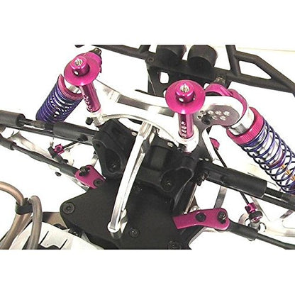 Hot Racing HF201M07 Purple Aluminum Swivel Spring Loaded Body Posts HPI Hellfire
