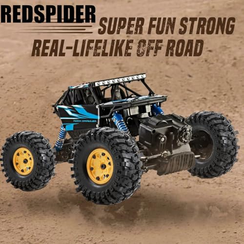 REDSPIDER 1.9 Crawler Tires （4pcs）， Soft Rubber Mud 1.9 Tires OD 118 * 45MM For RC Crawler Car Traxxas TRX4 Axial SCX10 SCX10 II RC4WD D90 D110 TF2 Tamiya CC01 Gen8 (Black sponge inserts) - color: Black sponge inserts