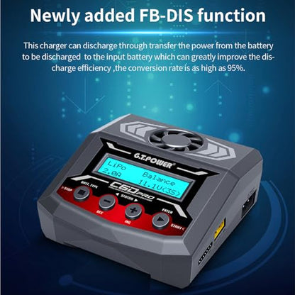 Triplot Lipo Balance Charger/Discharger with AC MAX 100W,12A, DC MAX 300W,12A, Discharge Max.5W, FB-DIS Model max 300W,Multi-Battery Support,1-6 Cells LiPo,1-15cells NiMh,NICD,PB 2-20V,