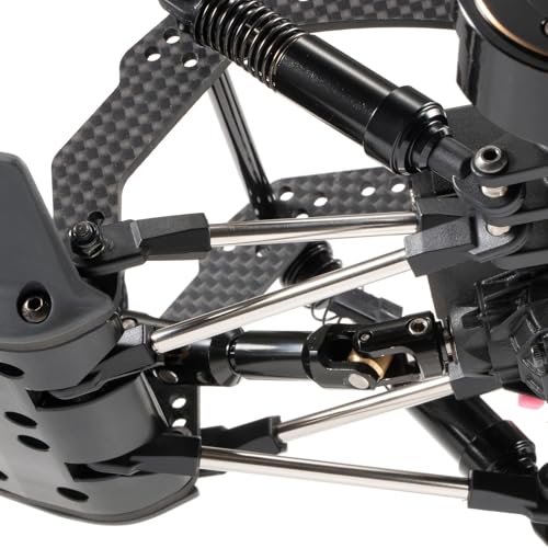 Carbon Fiber LCG Custom Build Chassis Kit and Links Set for 1/10 RC Rock Crawler High Clearance Extreme Breakover (Link Kit) - style: Link Kit