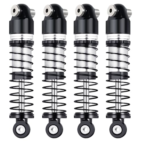 RCLIONS RC Car Shocks 43mm Oil Shock Absorber for AXIAL SCX24 1/24th RC Crawler Car Upgrade Parts - size: 43mm