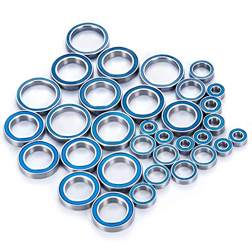 33Pcs Wheel Hub Axle Steel Sealed Ball Bearing Kit for X-Maxx 8S | 77086-4 Snap on 1/5 RC Car Truck Model Parts Accessories
