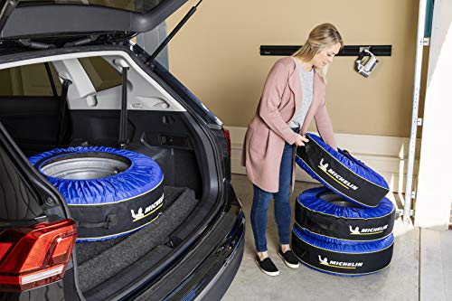 Kurgo Michelin 80 Tire Covers & Tire Bags - All-Season Protection - Seasonal Organizer - Vehicle Tire Cover - Heavy-Duty Construction - Universal Fit for 22"–31"