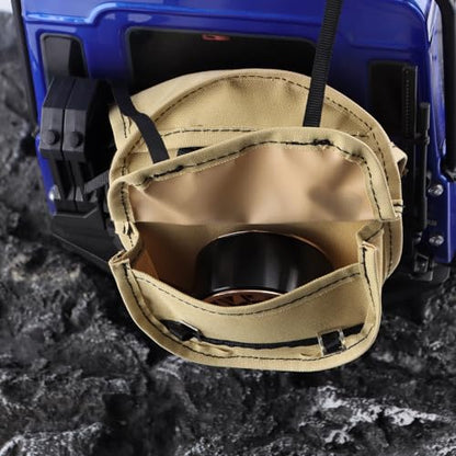 RC Spare Tire Trash Bag for TRX4 SCX10 LC70 | Fits 1.9" & 2.2" Tires, Scale Accessories, Trail Style, 1/10 RC Crawler Decoration - style: Set 1