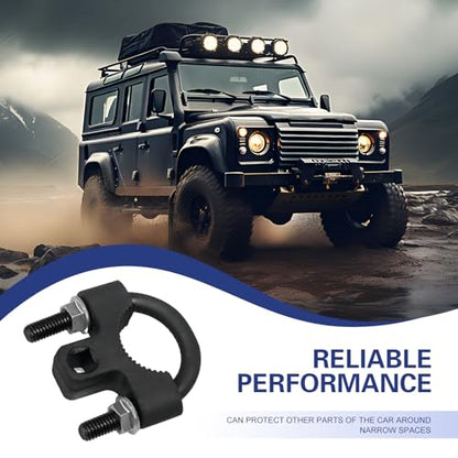 Car Inner Tie Rod Installation Tool, U-shaped Serration Anti-slip Wrench, Anti-rust Steering Linkage Removal Wrench, Universal Steering System Repair Accessory for Cars Trucks SUVs (Black)