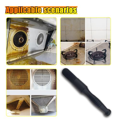 Car Parts Washer Brush, Bullet Head Parts Cleaning Brush for Cleaning Car Interior Exterior, Engine Parts, Wheel Bearing, Boats, Household Grime (Black) - color: Black