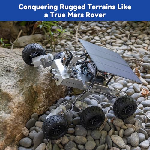 SunFounder GalaxyRVR Mars Rover STEM Kit for Arduino, Compatible with Uno R3, Rocker-Bogie Suspension,Scratch,C,Camera, FPV, for Students, Educators, Engineers
