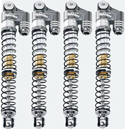 Powerhobby 1/24 Axial SCX24 Aluminum 58mm Long Travel Shocks (Grey) - color: Grey