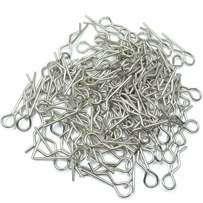 RC Crawlers Components For HSP For HPI 1/8 1/10 1/16 Replacement RC Body Shell Clip Pins Model Remote Control Car Spare Parts RC Model Car Toy Accessories 100PCS(1/16) - size: 1/16
