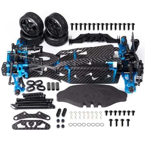 Alloy & Carbon RC Chassis Body Frame Kit for 1/10 Sakura D5 | Rear Wheel Drive, Upgrade Parts, Standard+MR, RC Road Drift Car