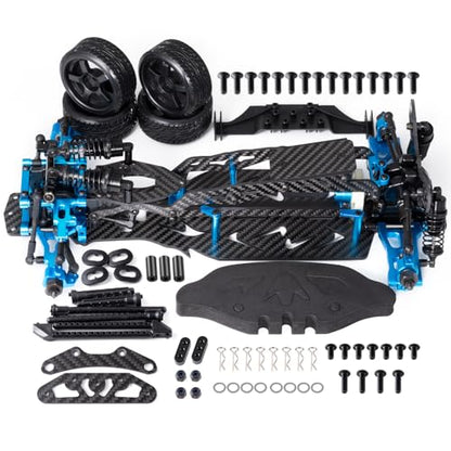 Alloy & Carbon RC Chassis Body Frame Kit for 1/10 Sakura D5 | Rear Wheel Drive, Upgrade Parts, Standard+MR, RC Road Drift Car