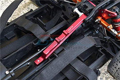 GPM for Arrma Limitless/Infraction Upgrade Parts Aluminum Rear Chassis Brace&Collar - 1Pc Set Red