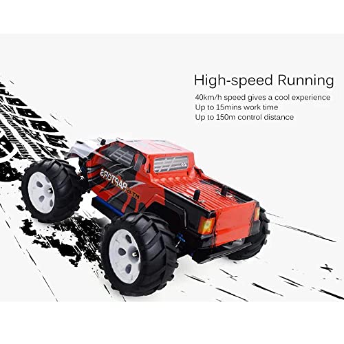 1/16 Scale RTR Remote Control Car for Adults,Max 40 Km/h Fast RC Cars with Brushless Motor, 4X4 Race Offroad RC Truck, Remote Control Monster Trucks