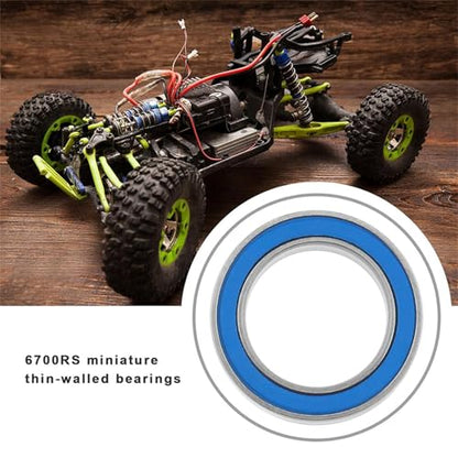 6901RS Bearing 10PCS 12x24x6 mm 6901-2RS ABEC-7 Hobby Electric RC Car Truck 6901 RS 2RS Ball Bearings Blue Sealed
