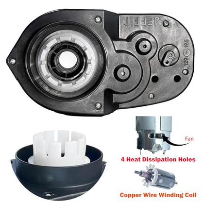 Power Wheels 12V RS550 40000RPM High Speed Powerful Gearbox Drive Motor Upgrade for Kids Ride on Mltoys Replacement Parts for Ford f150/Fisher Price/Kawasaki Kfx/Phantom