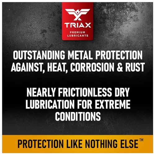 TRIAX Guardian Heavy Duty Grease with Moly, True Multi Purpose, Wheel Bearings, Shock Loaded Components, Extremely Tacky, Zero Separation (10 Pack - 14 Ounce Tubes)
