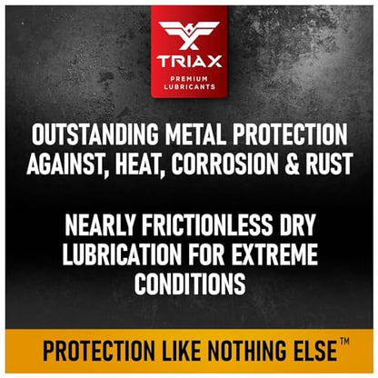 TRIAX Guardian Heavy Duty Grease with Moly, True Multi Purpose, Wheel Bearings, Shock Loaded Components, Extremely Tacky, Zero Separation (10 Pack - 14 Ounce Tubes)