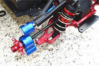 GPM For Arrma LIMITLESS/INFRACTION/TYPHON Upgrade Parts Aluminum Front Lower Arms - 2Pc Set Blue