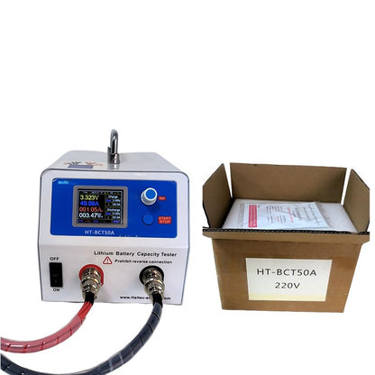 Heltec HT-BCT50A Battery Capacity Tester 50A 5V Lithium Battery Charger Discharger Analyzer with Cycle Mode Voltage Balancing