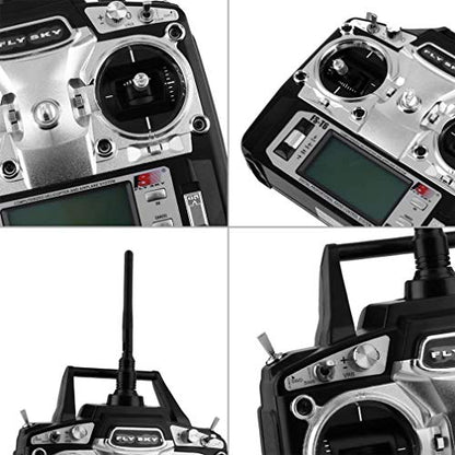 GoolRC FS-T6 High Precision 2.4GHz 6CH Mode 2 Transmitter W/Receiver R6-B for RC Multirotor Quadcopter Helicopter Airplane Glider Car