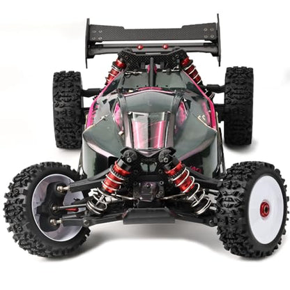 Pre-Glued 1/8 RC Buggy Truggy Tires & Wheels Set 17mm Hex RC Wheels Tires-All-Terrain Deep Tread, Fits Arrma Typhon 3S, Losi TLR 8Ight X/E 2.0 XT/XTE, Traxxas, Team Associated, Redcat, HPI - color: white solid-dish rc wheels