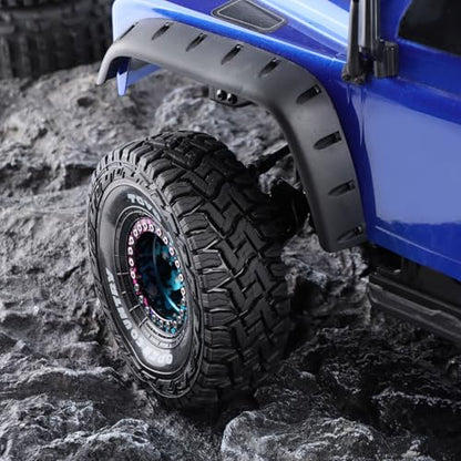 1.9in Butyl Rubber RC Crawler Tires for 1/10 SCX10 TRX4 | Reinforced inner liner stable support, deep anti-slip tread, 120 * 40mm