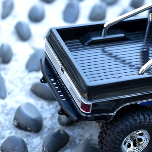 Front & Rear Bumper Aluminum Winch for Traxxas 1/18 TRX4M High Trail K10 Upgrade Parts RC Crawler Car