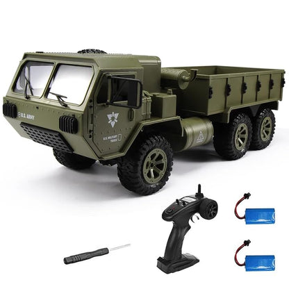 FY004 1/16 6wd Rc Car, Full Proportional Steering Throttle 2.4G High-Speed Rc Climbing Car, High Simulation Pickup Model Can Be Modified Off-Road Remote Control Truck Outdoor Adult And Children'S Toys - color: Green