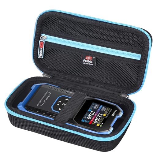 FBLFOBELI EVA Hard Case for FNIRSI HRM-10 Car Battery Tester | for Klein Tools ET270/MM460S/MM400/MM420/MM325/MM300 Digital Multimeter, Shockproof & Water-Resistant, Tool Carrying Bag