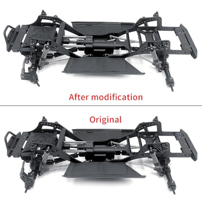 MORLORDY 4Pcs RC Body Post Mounts Shell Holder Mount with Body Post and Clips Set for 1/10 Axial SCX10 PRO AXI03028 RC Car Upgrades Part