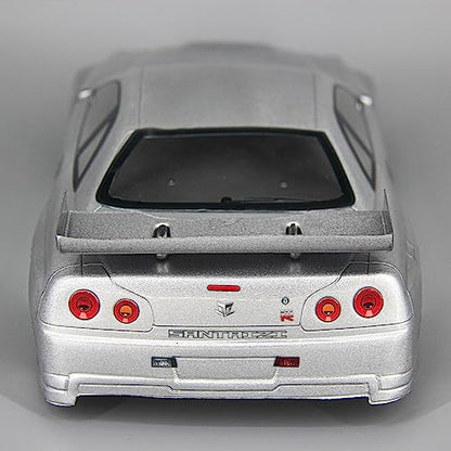 SANTAIZI 1/16 RC GTR34 Cruiser Car Shell Clear Body Shell RC Shell for 1:16 RC Hobby Drift Touring Hsp Yokomo MST Tamiya