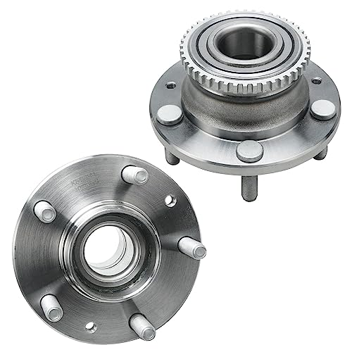 Detroit Axle - 4pc Steering Knuckles Kit for Ford Fusion Lincoln MKZ Zephyr | Mercury Milan, 2 Front Steering Knuckles & Wheel Bearing Hubs 2 Rear Wheel Bearing and Hubs Replacement - size: 4UW47642/Kit