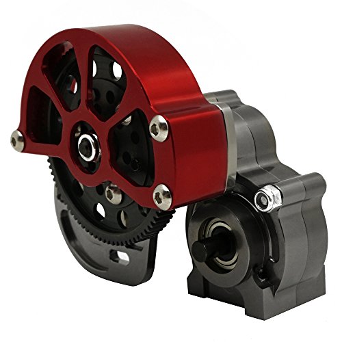 1/10 Scale RC Axial SCX10 Truck Full Metal Assembled Transmission Gearbox with Steel Gear Set