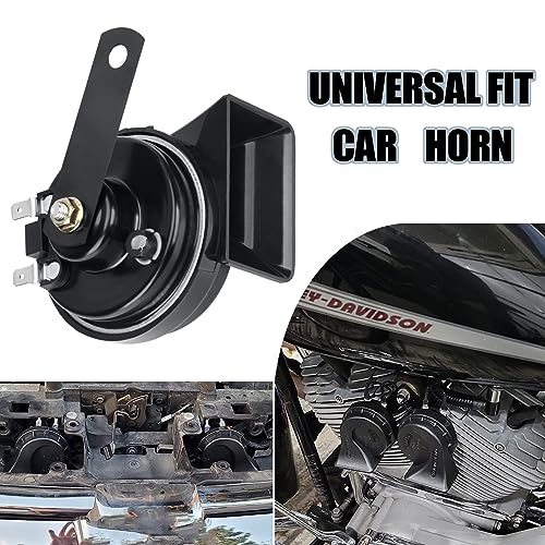 SEINECA Car Horn Loud Waterproof High-Tone 520HZ Universal for Motorcycle Any 12V Vehicle.